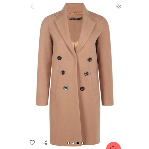 Boohoo Petite Jackets & Blazers - Double breasted coat PETITE